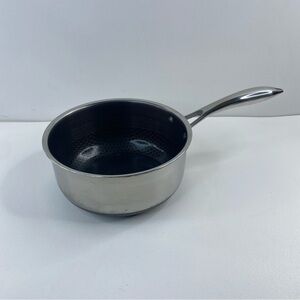 Hexclad Hybrid Pot Saucepan  3-Quart Stainless Steel No Lid